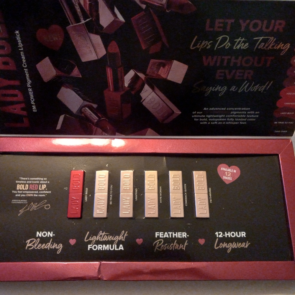 Too Faced Lady Bold Lipstick PR Set